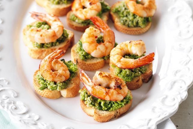 pea chilli prawn crostini 83657 1