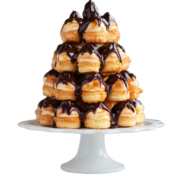 Luxury profiterole cake Dubrovnik
